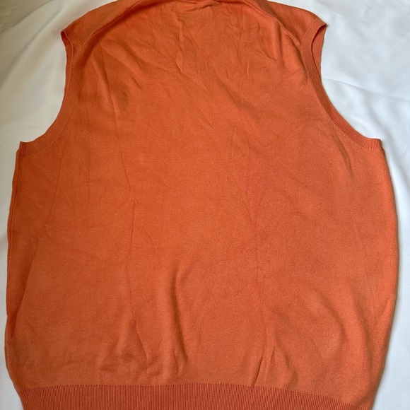 Ralph Lauren Orange V-Neck Sweater Vest - Picture 6 of 6